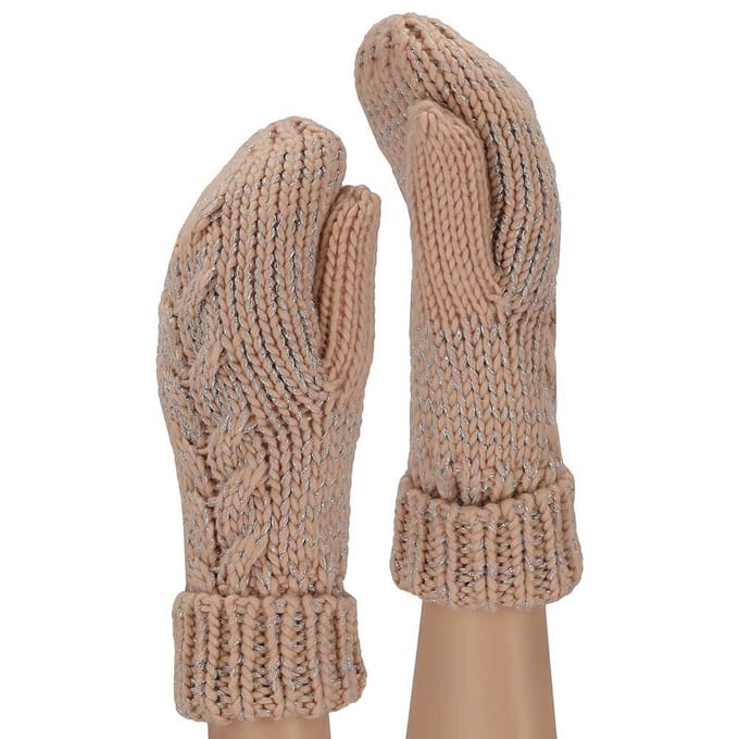 Sarlini - Ski handschoenen dames - Fashion - Licht Roze - One Size