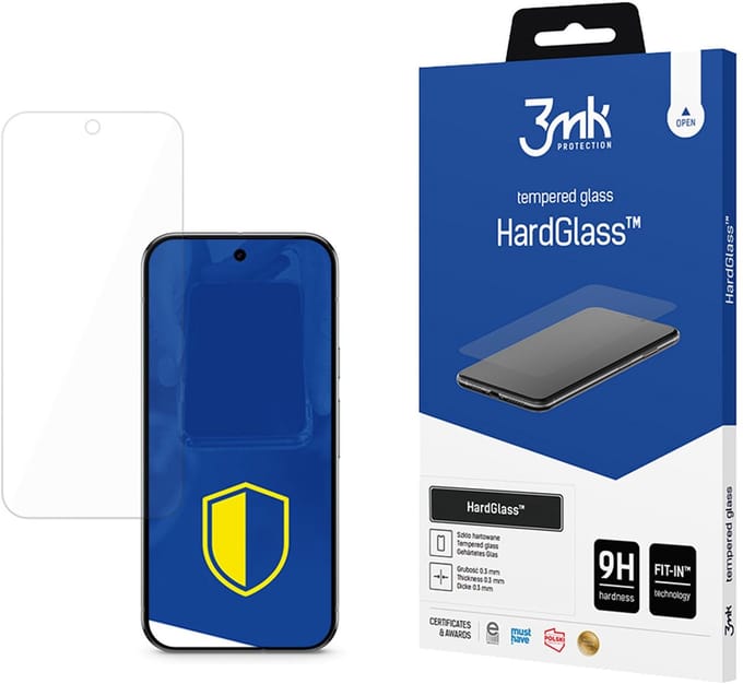 3MK HardGlass schermbeschermfolie voor Google Pixel 10 Pro / 10, gehard glas, volledige lijmlaag