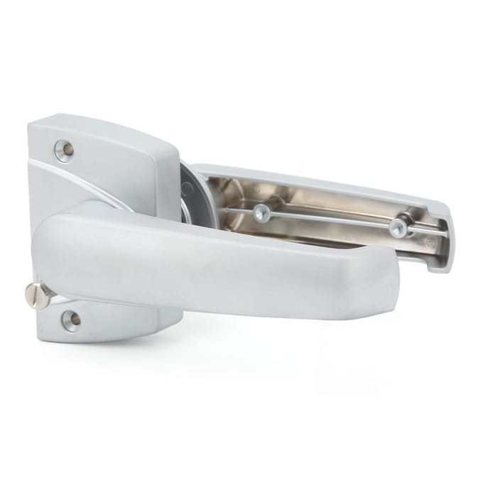 Klinkgreep Sluiting Aluminiumlegering Toegangsdeurslot voor 15‑20MM Deurdikte Camper Boot white