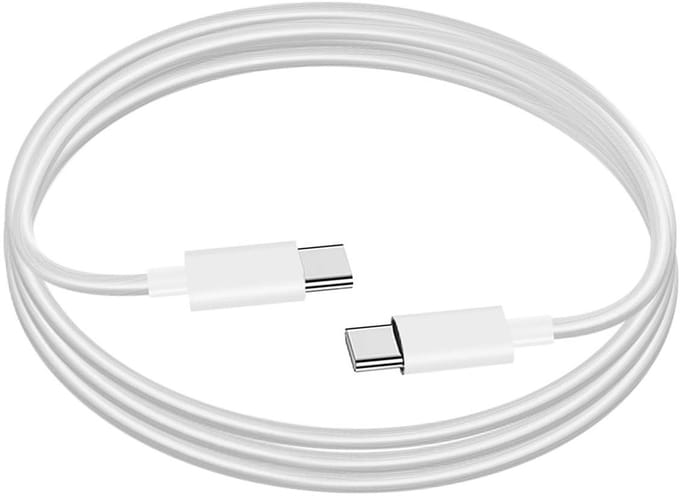 Jaym, POP USB-C naar USB-C Oplaadkabel 60W - Power Delivery - Snellader - 1.5m, Wit