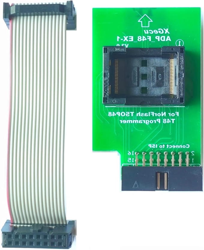 TSOP48 Adapter - Flash Programmer Socket - IC Programmeren - Alleen voor T48 - 6 x 4 x 1.5 cm