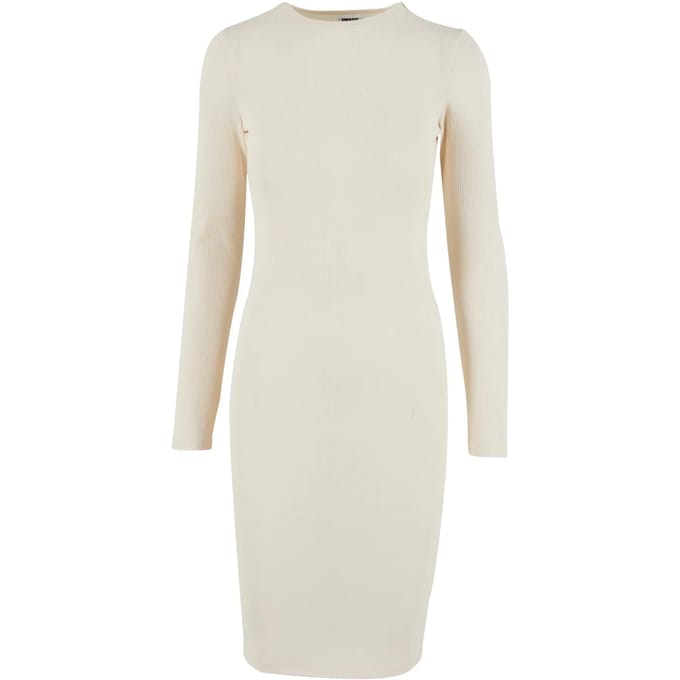 Urban Classics - Rib Kokerjurk - L - Creme
