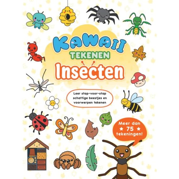 Kawaii Tekenen Insecten - Rebo International B.V.