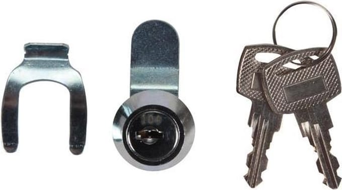 Brievenbus slot - Ø15mm / 18mm - twee sleutels