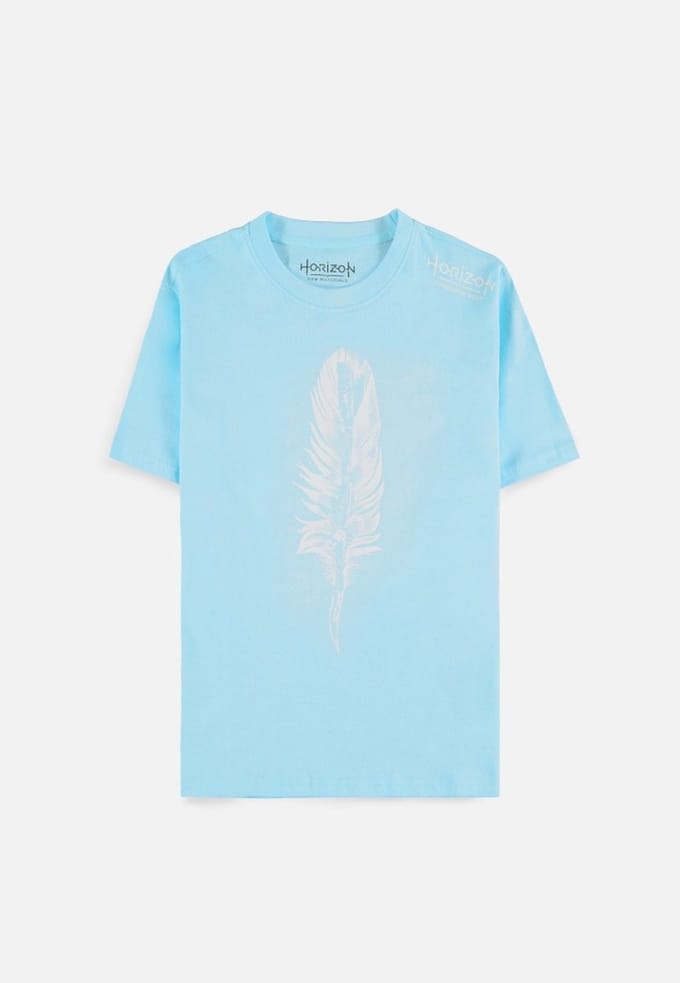 Horizon Forbidden West - Feather Dames T-shirt - L - Blauw