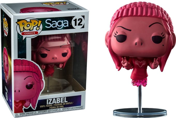 Funko Verzamelfiguur Pop! Comics: Saga - Izabel 9 Cm Roze