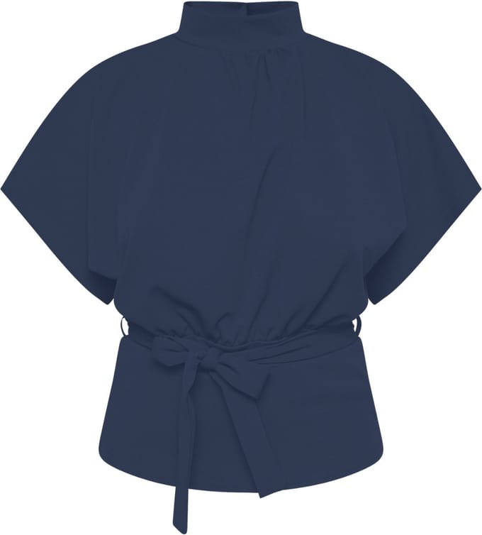 SISTERS POINT Girl-top6 - Dames Top - Navy - Maat L