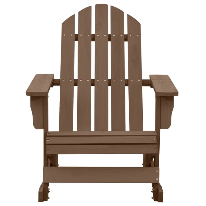 vidaXL - Tuinschommelstoel - hout - bruin