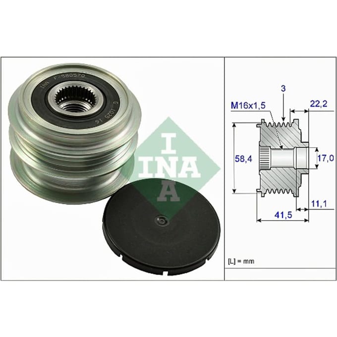 Schaeffler Ina Generator vrijloop INA 535 0269 10