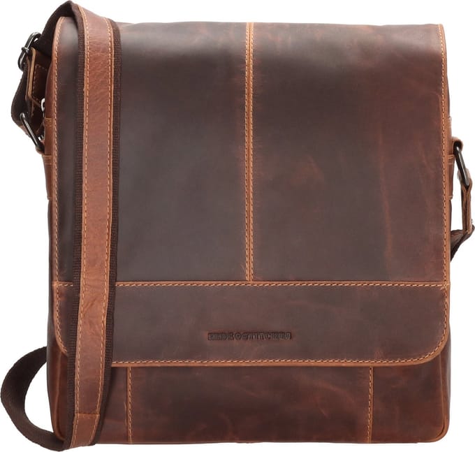 Hide & Stitches Japura Messengerbag - Cognac