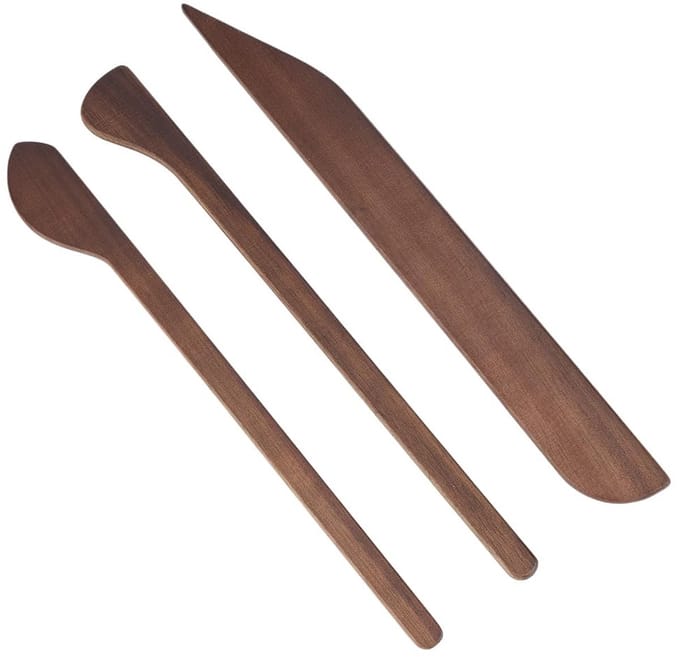 Dailygoods- Modelleergereedschap 3 Stuks - Houten