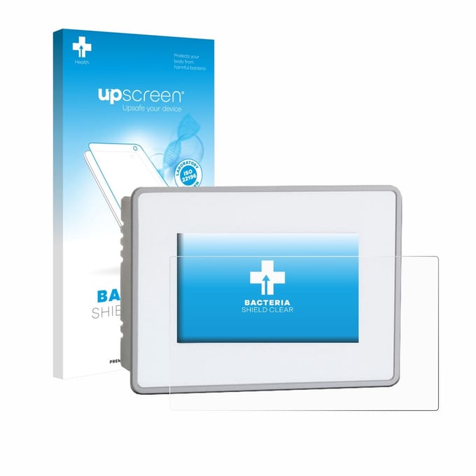upscreen - Screenprotector voor BUCHER automation JetView 1004 - Folie Beschermfolie transparant antibacterieel