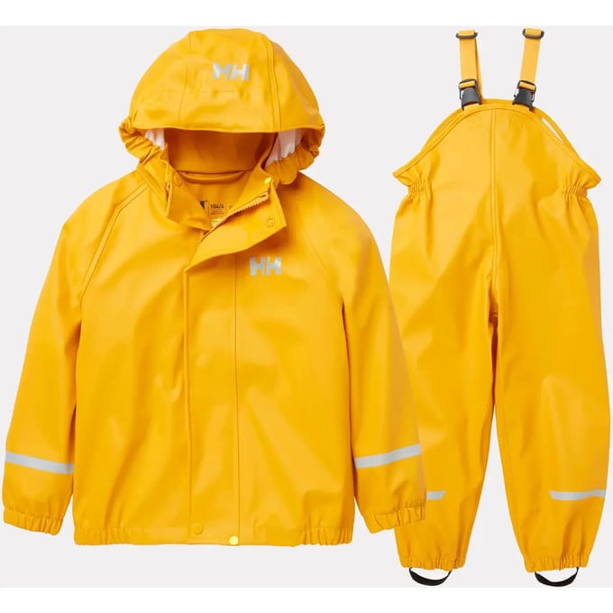 Helly Hansen Bergen 2.0 PU, regenpak, junior, geel
