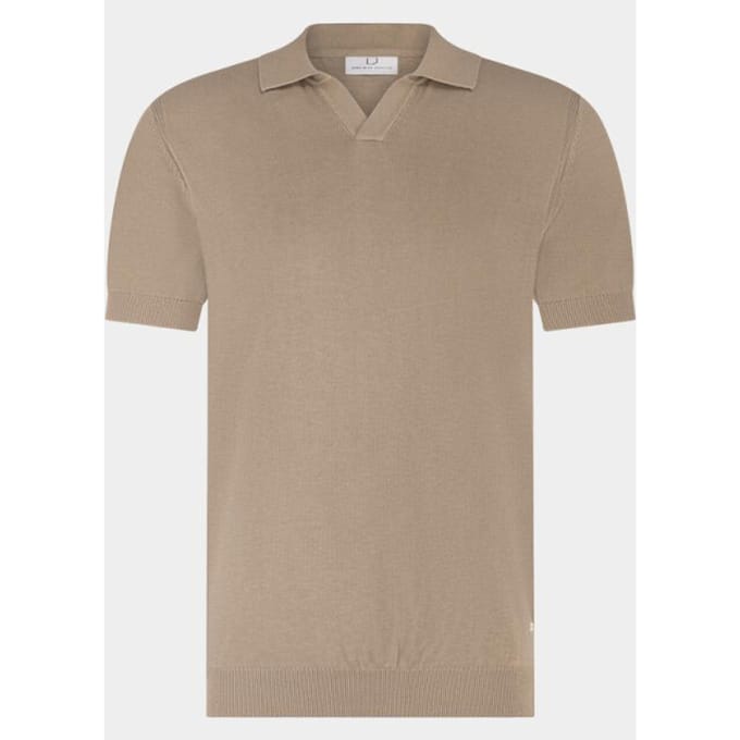 Born With Appetite poloshirt korte mouw bruin