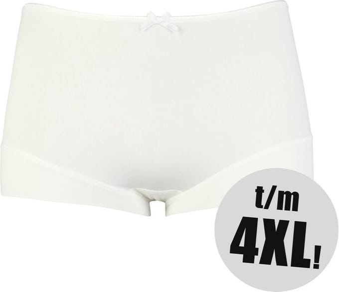RJ Pure Color Dames Short Ivoor 3XL
