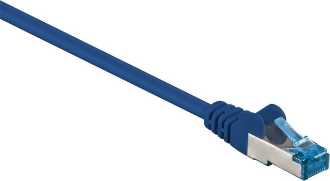 Goobay - S/FTP netwerkkabel CAT6a - Blauw - 15 meter