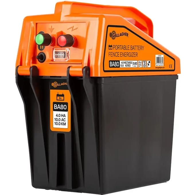 Gallagher BA80 Batterij-apparaat (9/12V) - Voor langere werking van schrikdraadinstallaties