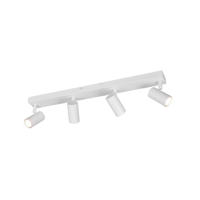 Reality Leuchten Spot Taryn, wit mat, lengte 62 cm, 4-lamps, mini-GU10