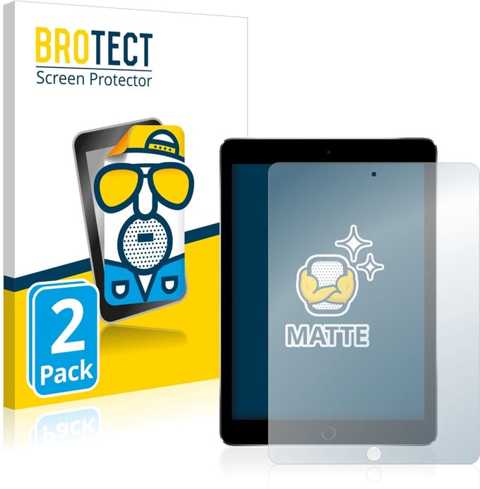 BROTECT - Screenprotector voor Apple iPad Pro 9.7" WiFi Cellular 2016 - Folie Beschermfolie matte 2 Stuks