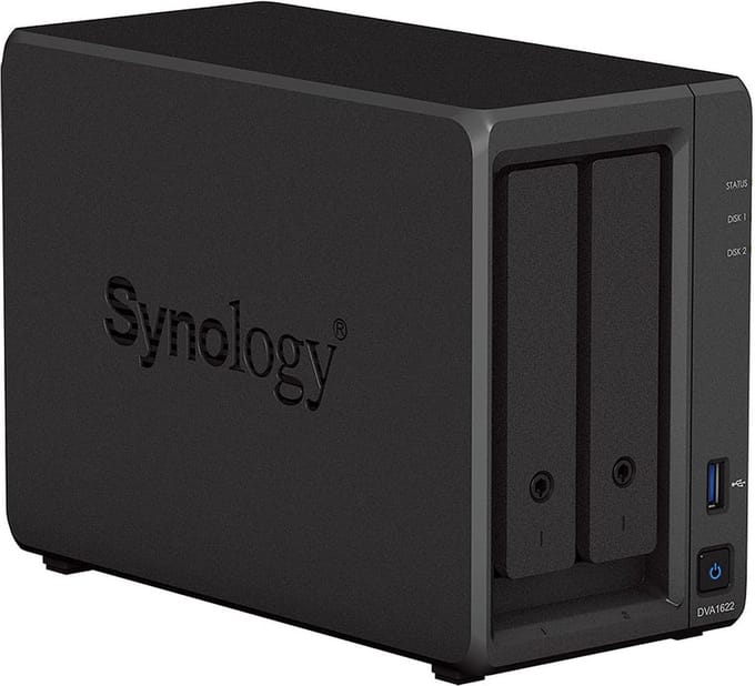 Synology Serie - Netwerk Video Recorder - AI-Analyseerbaar - Intel Celeron J4125 - 6 GB RAM