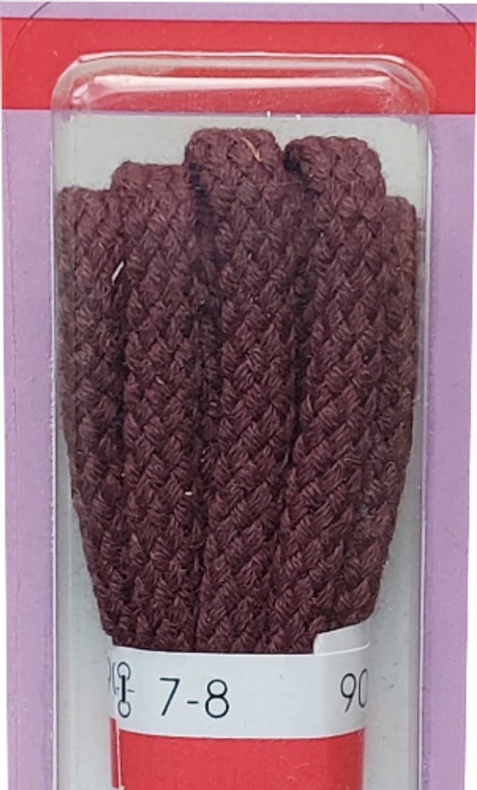 Ronilux Veter - Bordeaux - Rond - Koord Veters - Lengte 90 cm - Dikte 4 mm - Schoenveter