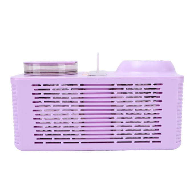 Mini Machine à Glaces Automatique Compacte Intelligente Machine à Bâtonnets de Glace Maison pour la Maison 150W Prise US L pink