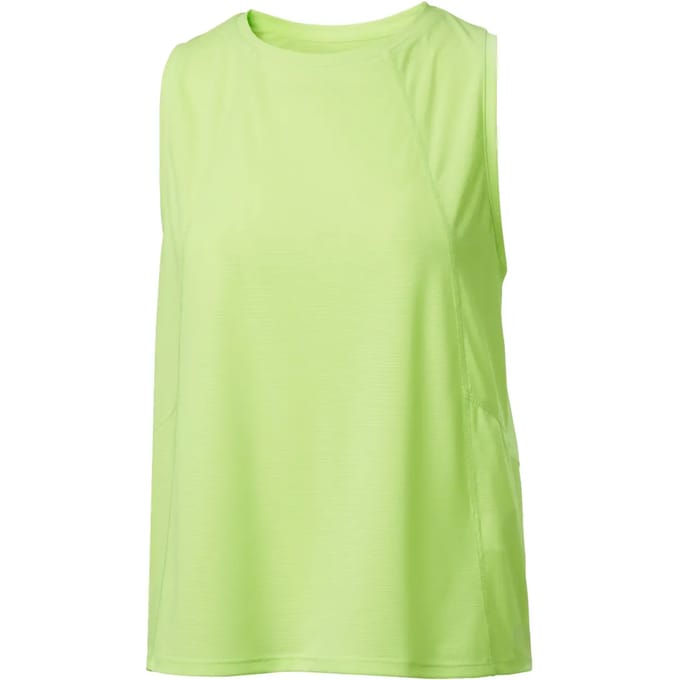 Helly Hansen Rask Mouwloos T-shirt Groen,Geel S Vrouw
