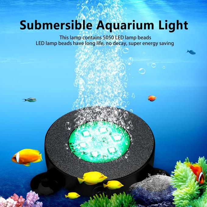 Waterdichte Onderdompelbare Aquarium Vissenkom Licht LED Lamp Afstandsbediening
