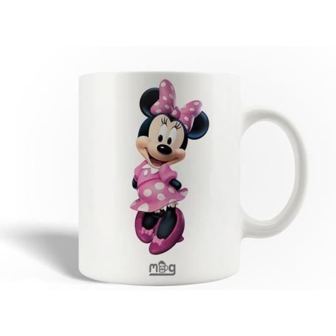 Mug - Minnie Mouse - Rose - Céramique - 30cl - Compatible lave-vaisselle