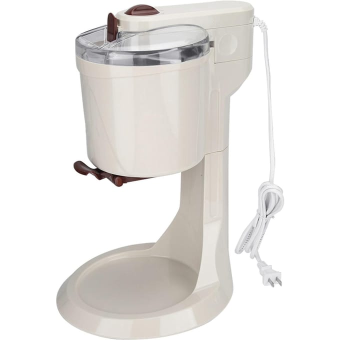 Volautomatische IJs Machine Kinderen Huishoudelijk Mini Multifunctionele Hoorntjes IJs Maker white