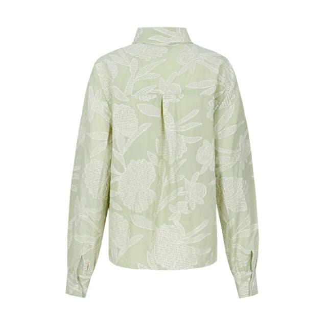 G-Maxx blouse Kimberly - Light Moss/Sand