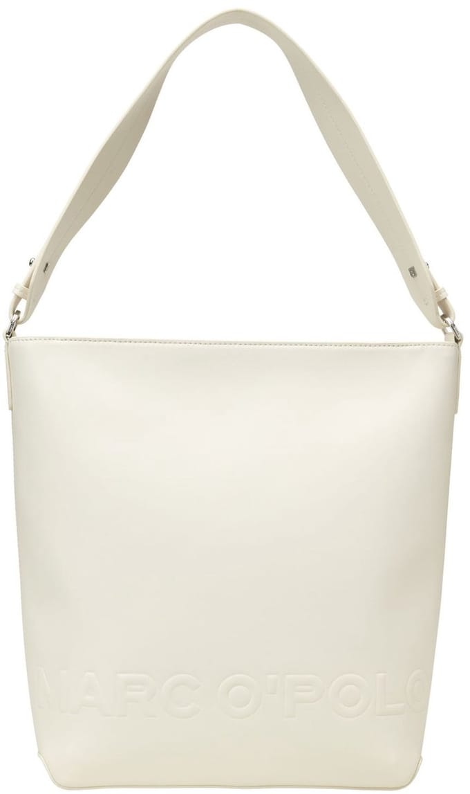 Marc O'Polo Schoudertas Vanja Hobo Bag Natural Cotton Crème