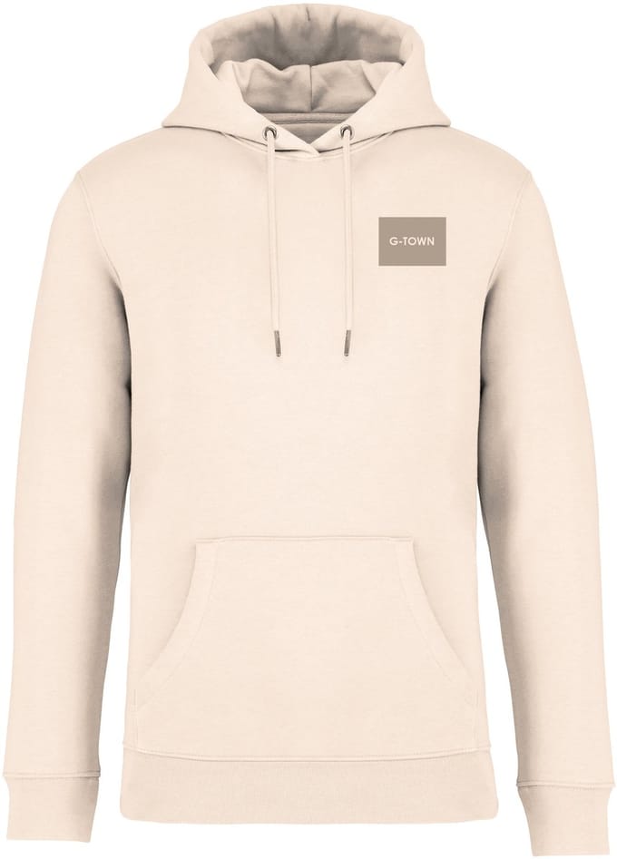 G-TOWN Ivory Elegance Dames Hoodie – Regular Fit – Duurzaam Katoen – Ivoor