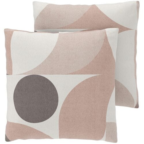 LIVARNO Set van 2 satijnen kussenslopen 60 x 50 cm (Strepen)