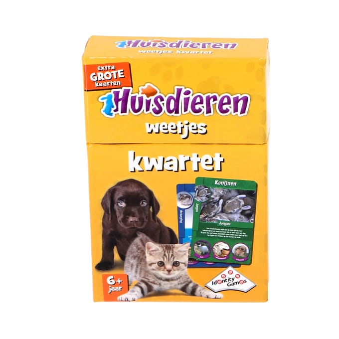 Huisdieren Weetjes Kwartet Bordspellen
