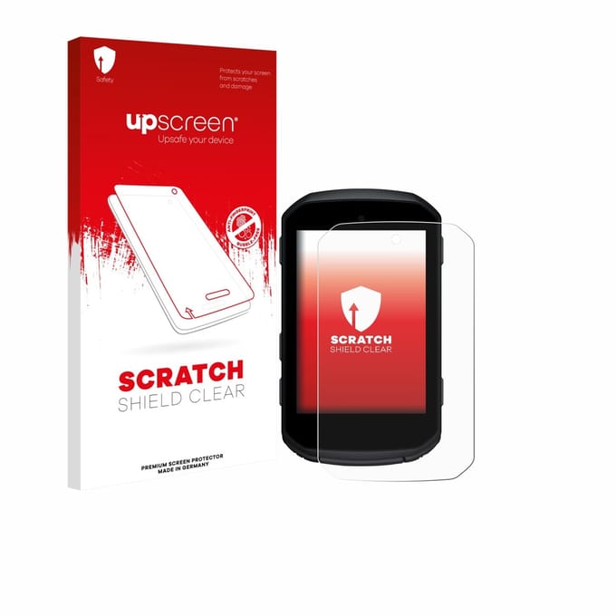 upscreen - Screenprotector voor Garmin Edge 850 / 550 - Folie Beschermfolie transparant