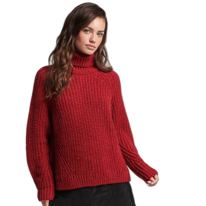 Ruimvallende coltrui met stiksels voor dames Superdry