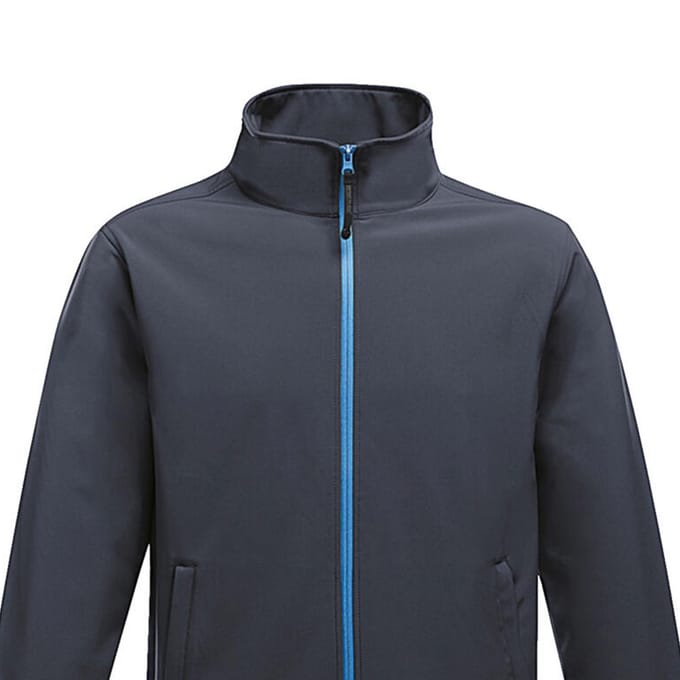 Regatta Dames/Dames Ablaze bedrukbare Soft Shell jas (Marine / Frans Blauw)