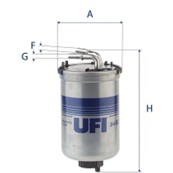 Brandstoffilter UFI 24.022.00