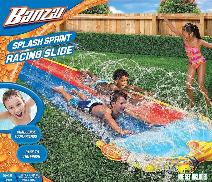 Splash Sprint Waterglijbaan - 488 cm L x 147 cm