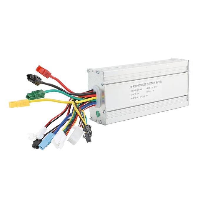 Elektrische Fiets Motorcontroller 48V 35A Scooter Borstelloze DC Controller met SM Connector Voor white