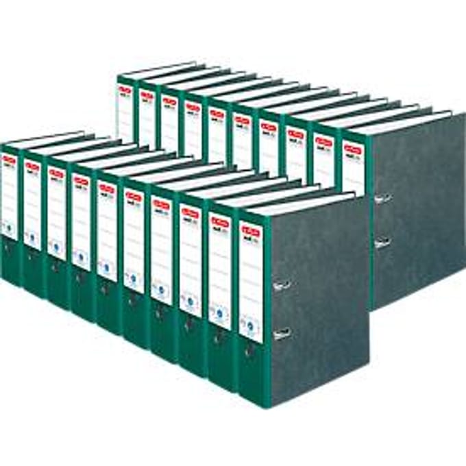 herlitz ordner maX.file nature, A4, rugbreedte 80 mm, 20 stuks, groen