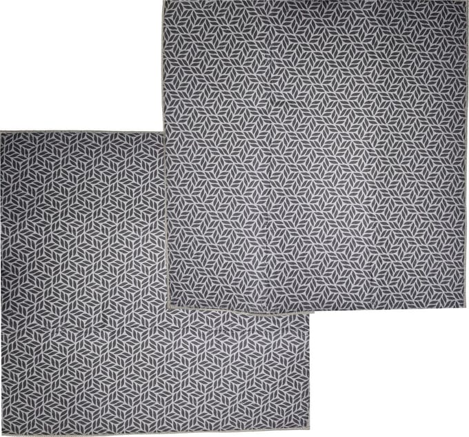 Afdruipmatten voor Afwas - Absorberend Microvezel - 45x45 cm - Set van 2 - 3BMT®