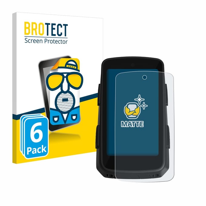 BROTECT - Screenprotector voor Hammerhead Karoo 3 - Folie Beschermfolie matte 6 Stuks