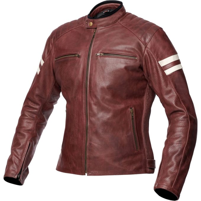 Leren motorjack SPYKE MILANO LADY 2.0 Maat 48