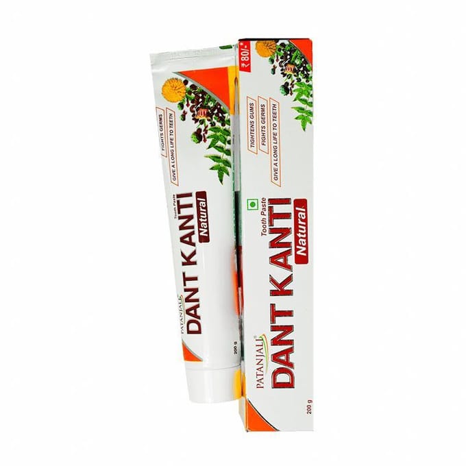 Toothpaste Patanjali Ayurved Dant Kanti Natural 200 g 1 pcs.