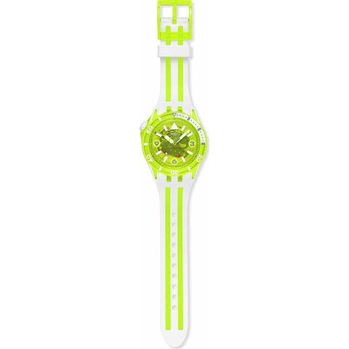 Swatch EGG YOLK Herenhorloge, Wit, SSCU09J100