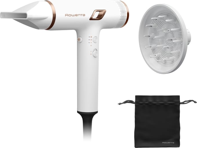Rowenta Nano HY8140 - Föhn - Compact - 266 km/u - Blaasmond & Diffuser - Ionische Technologie - Lichtgewicht
