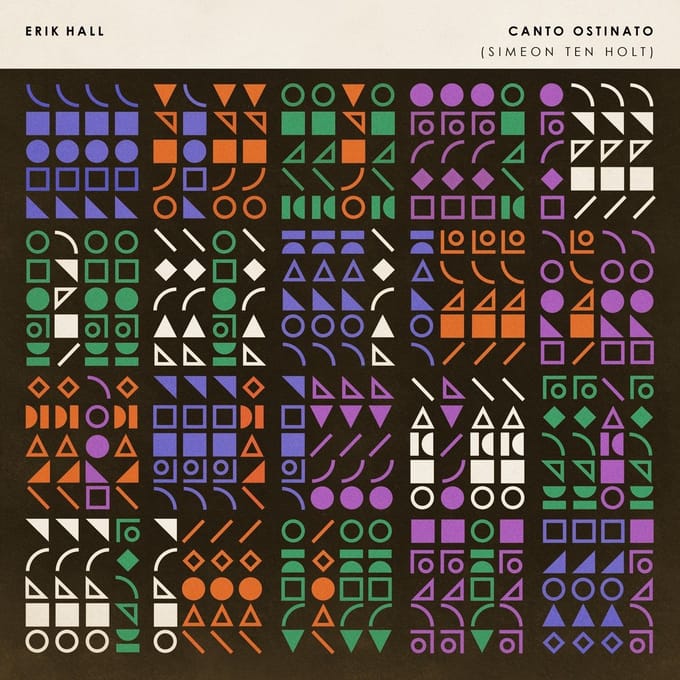 Erik Hall - Canto Ostinato (Simeon Ten Holt) (CD)