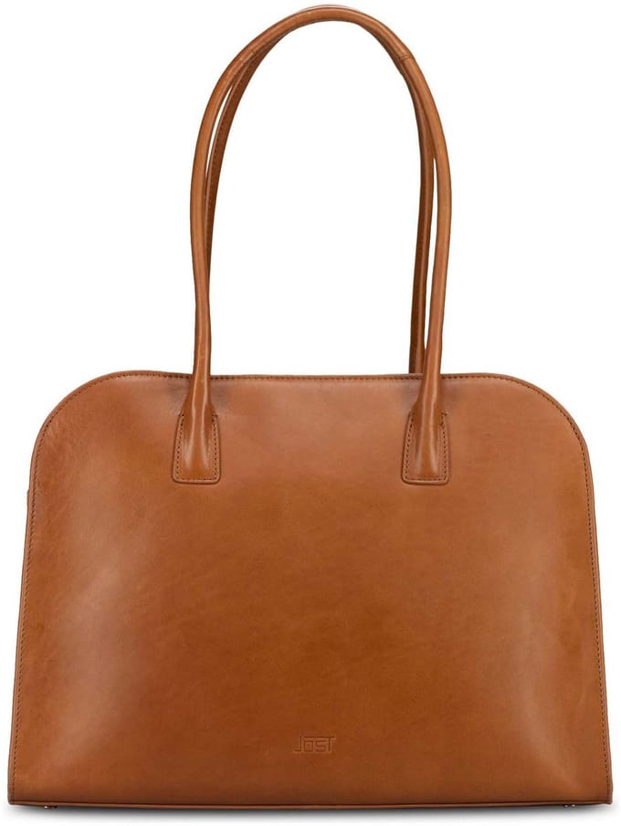 Jost Rana Schoudertas Leer 40 cm - Dames - cognac